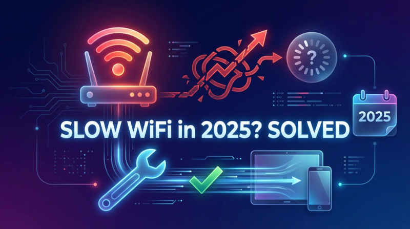 Solved: Why Your WiFi is Suddenly Slow in 2025 & Fixes